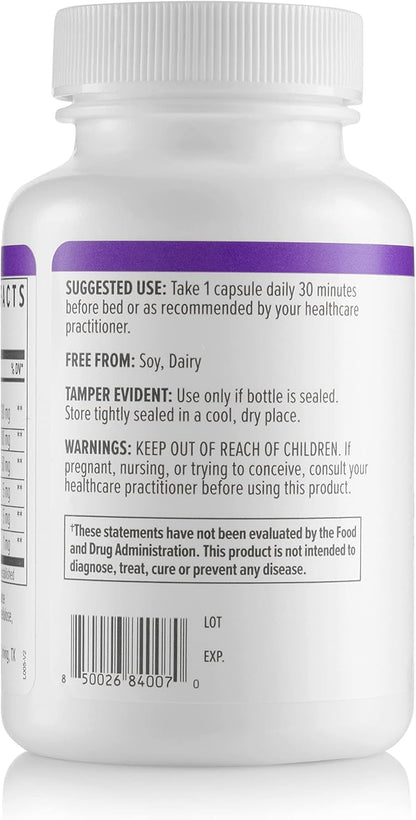 Biote Nutraceuticals Best Night's Sleep - Restfulness and Awake Refreshed (60 Capsules)