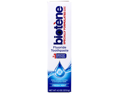 Biotene Dry Mouth Toothpaste Fresh Mint Original – 4.5 oz x4 Pack