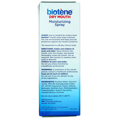 Biotene Moisturizing Mouth Spray 1.50 oz (Pack of 12)