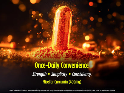 Biotest Micellar Curcumin – 95x Absorption, UCLA-Invented & Patented, 60 Capsules