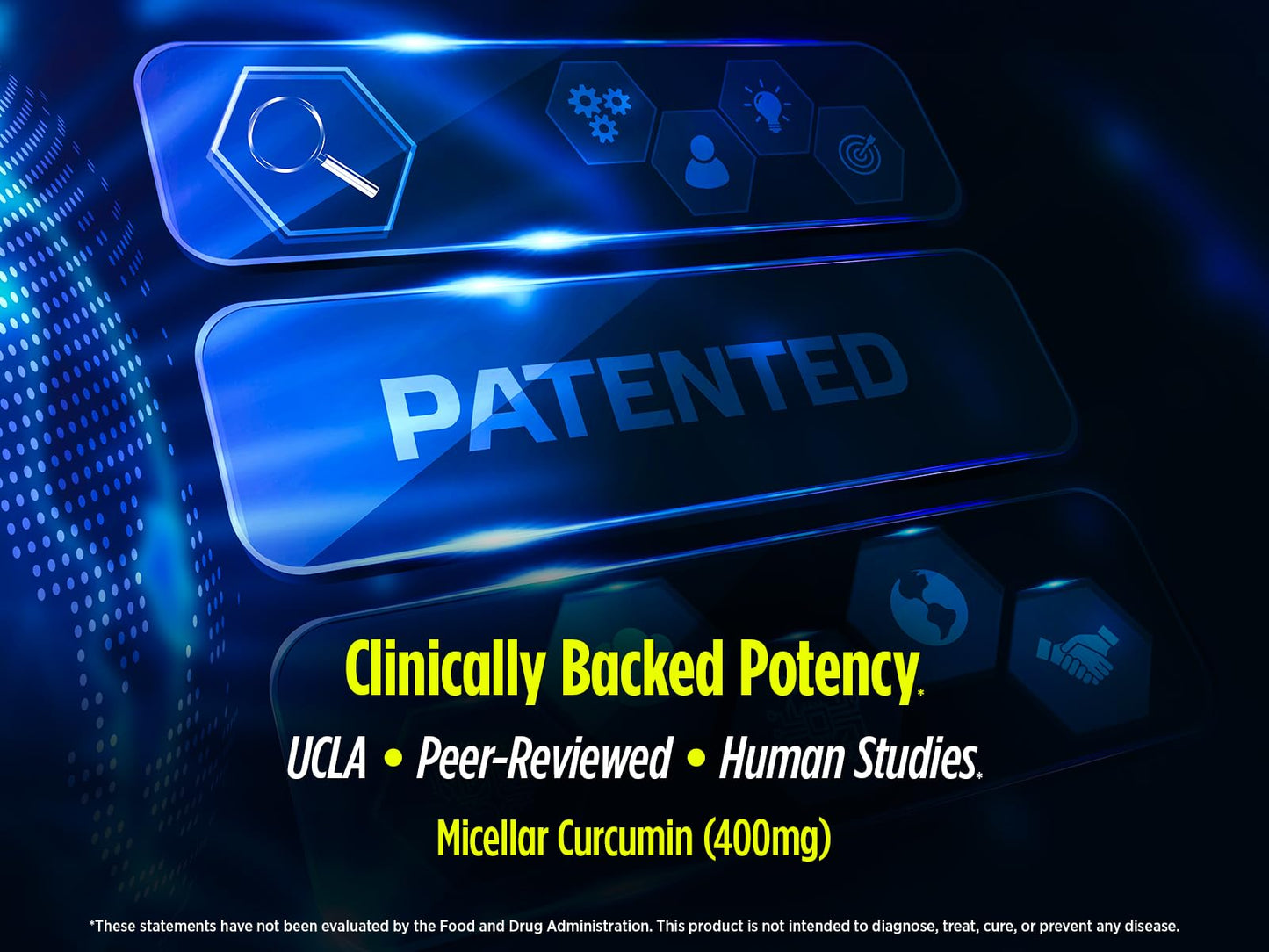 Biotest Micellar Curcumin – 95x Absorption, UCLA-Invented & Patented, 60 Capsules