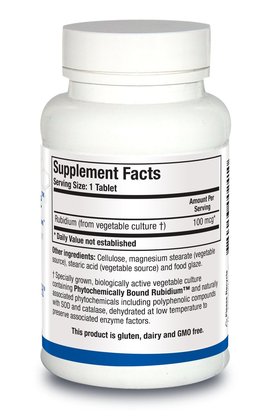 Biotics Rb Zyme Rubidium Source – Whole Food Mineral for Gland Health