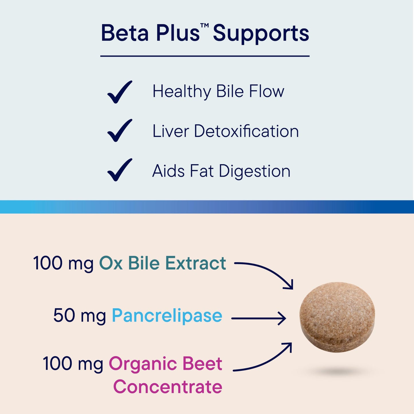 Biotics Research Beta-Plus Ox Bile Salts with Digestive Enzymes – 180 Tabs