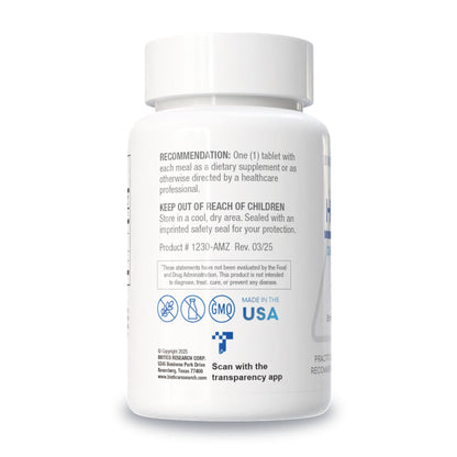 Biotics Research HCl Plus – Digestive Support with Betaine HCl, Pepsin & Glutamic Acid | 90 Tabs (Pack of 2)