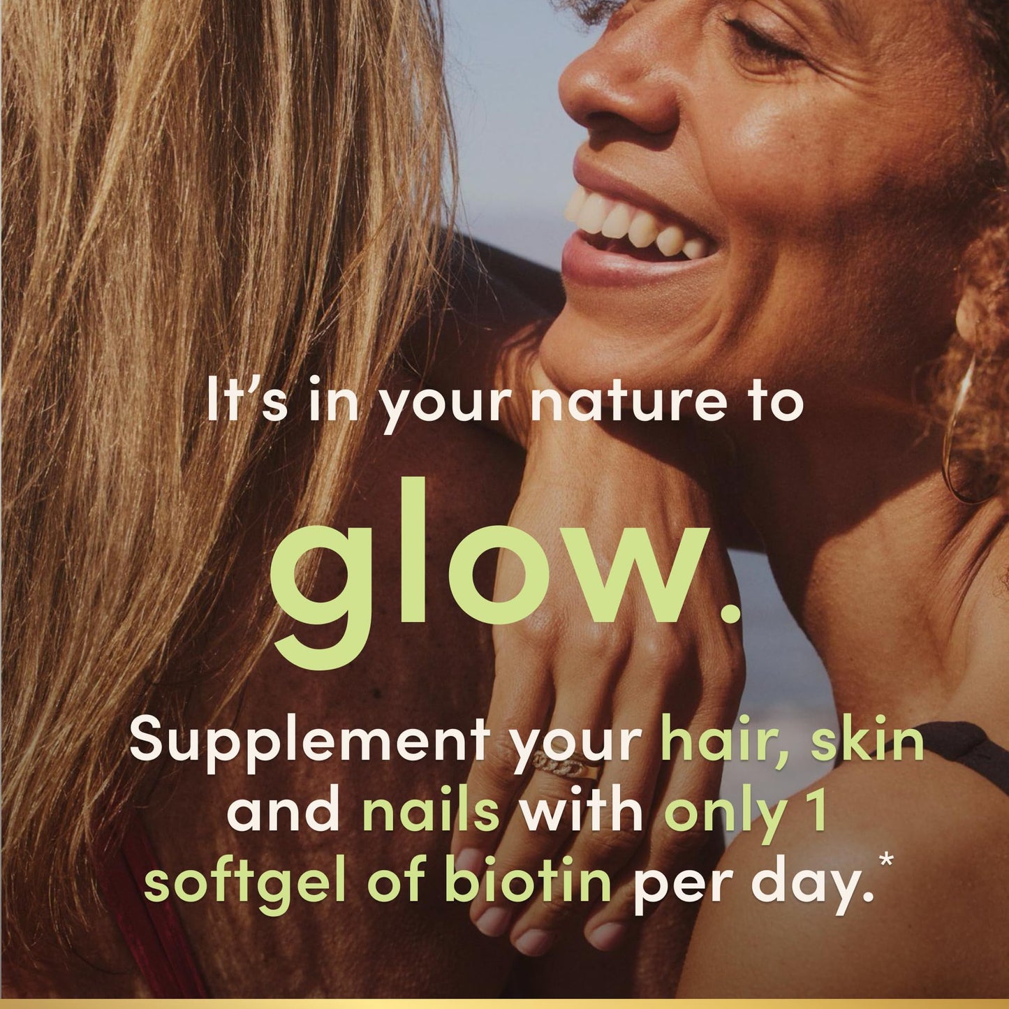 Nature's Bounty Biotin 10,000 mcg — Hair, Skin & Nails (120 Softgels)