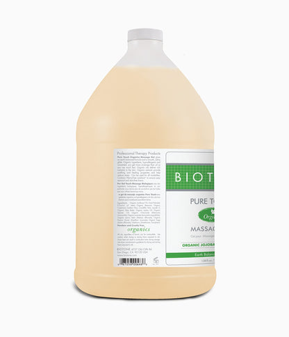 Biotone Pure Touch Organic Massage Gel – 128 oz | Hypoallergenic & Unscented