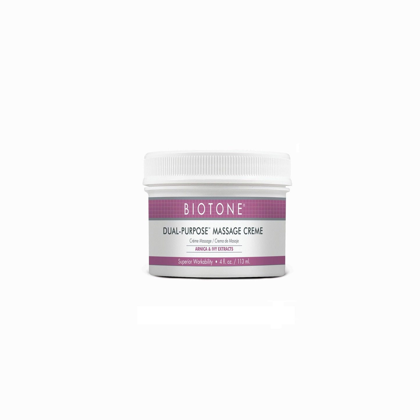 Biotone Dual Purpose Massage Creme – 4 Ounce | Oil & Lotion Hybrid