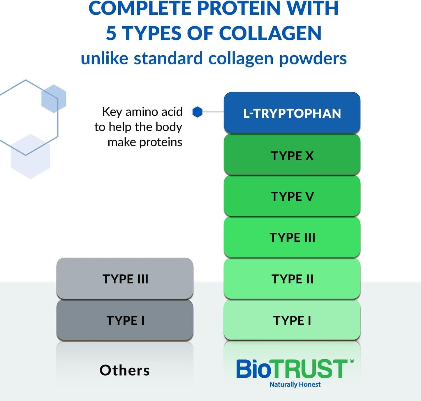 BioTrust Ageless Multi Collagen Peptides Powder – 5 Types I II III V X – Unflavored, 10 g Bioactive Protein, Grass-Fed, 2-pack