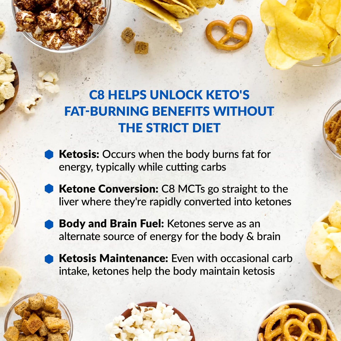 BioTrust Keto Elevate C8 MCT Oil Powder – Hazelnut, 20 Servings | Keto Coffee Creamer for Energy & Focus
