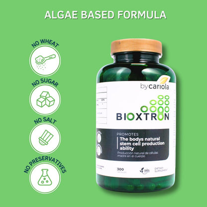 Bioxtron AFA Stem Cell Supplement - Stem Cell Renewal, Joint & Immune Support - 300 Capsules