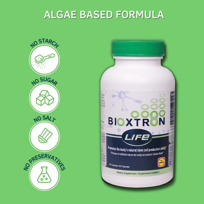 Bioxtron Life AFA Stem Cell Supplement - Regenerate Tissue & Cells | 90 Caps