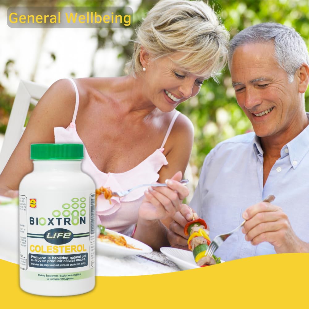 Bioxtron Life Cholesterol Support — Natural AFA Stem Cell Supplement | Immune & Joint Health | 90 Caps