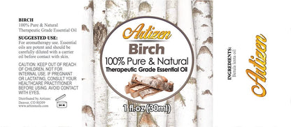 Artizen Birch Essential Oil 30ml (1 fl oz) – 100% Pure & Natural