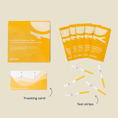 Bird&Be Pregnancy Test Strips – Early Detection (5-Strip Kit, FSA Eligible)