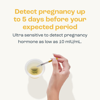 Bird&Be Pregnancy Test Strips – Early Detection (5-Strip Kit, FSA Eligible)