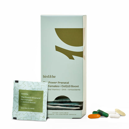 bird&be The Power Prenatal for Females with CoQ10 Boost | Preconception & Prenatal Multivitamin