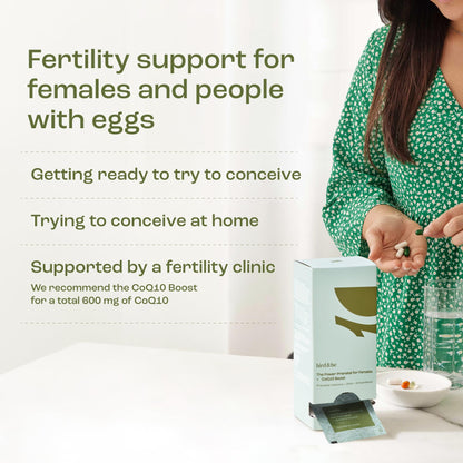 bird&be The Power Prenatal for Females with CoQ10 Boost | Preconception & Prenatal Multivitamin