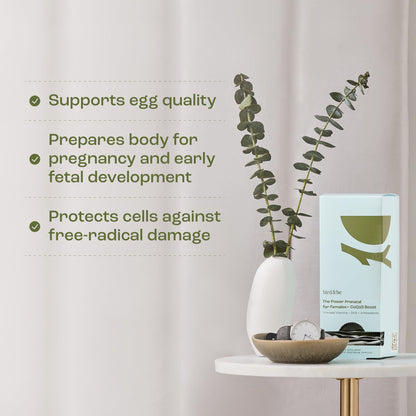 bird&be The Power Prenatal for Females with CoQ10 Boost | Preconception & Prenatal Multivitamin