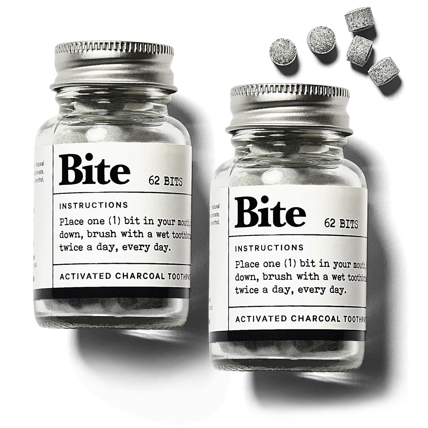 Bite Whitening Toothpaste Tablets – Nano Hydroxyapatite & Xylitol