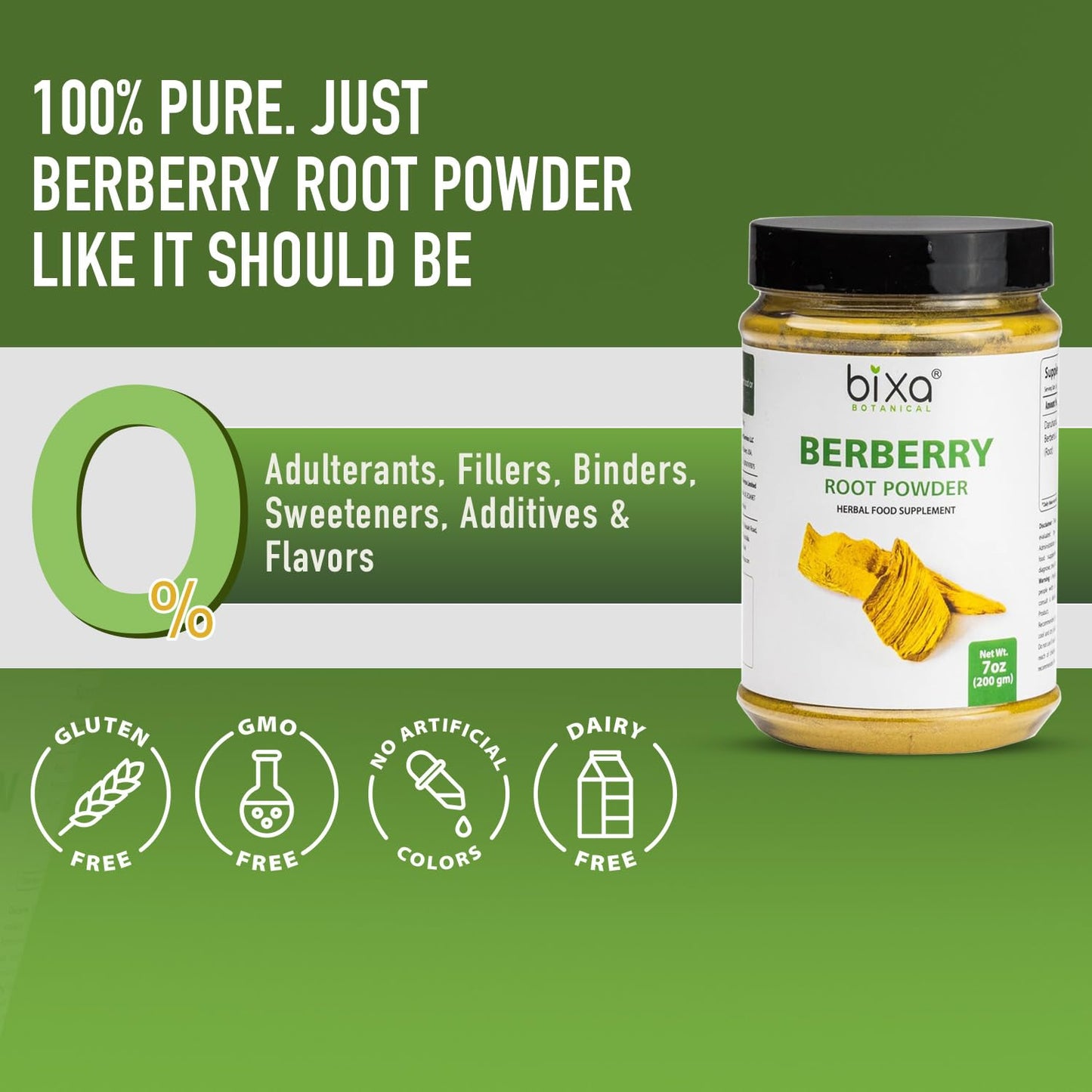 bixa BOTANICAL Berberry Root Powder | Berberis Aristata (Daruharidra) – Ayurvedic Herbal Supplement