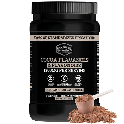 Black Forest High Flavanol Cocoa Powder — 1200mg Flavanols & 600mg Epicatechin