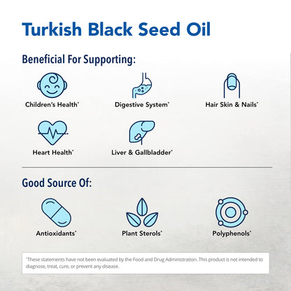 North American Herb & Spice Black Seed Oil 16 oz - Cardiovascular, Digestive & Immune Support - Non-GMO - 96 Servings