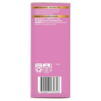 Blackmores Conceive Well Gold – 28 Tablets + 28 Capsules | Prenatal Vitamins