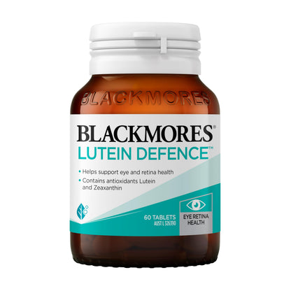 Blackmores Lutein Defence 60 Tablets – Supports Macula Health | Made in Australia