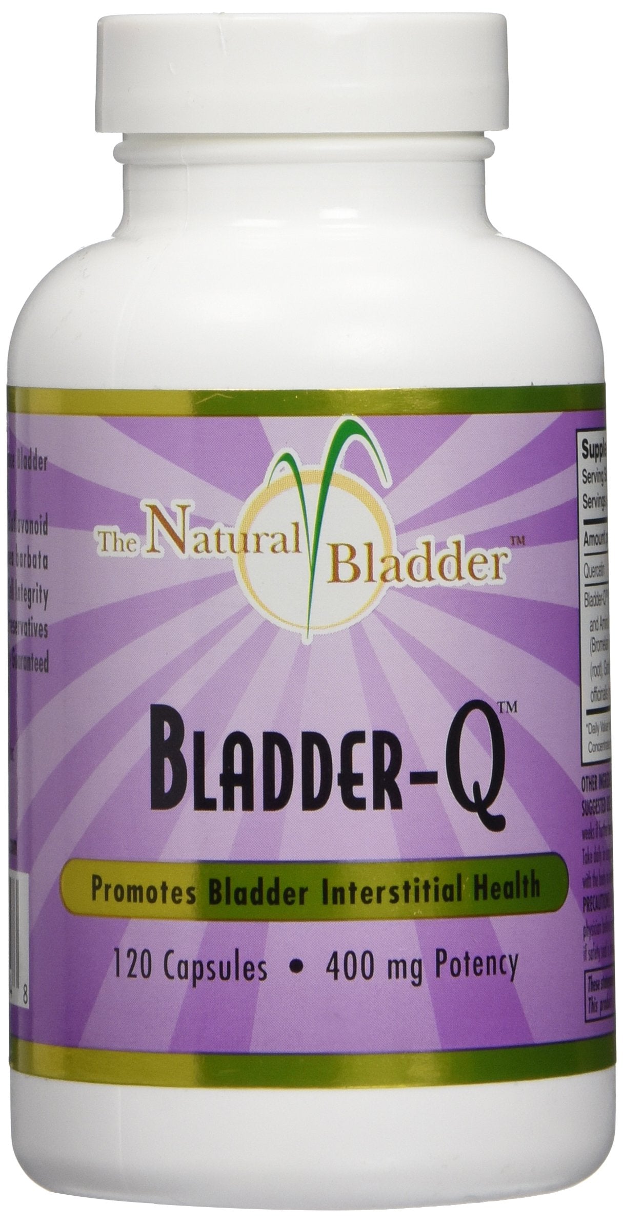 Bladder-Q 400 mg | 120 Capsules – All-Natural Bladder Support
