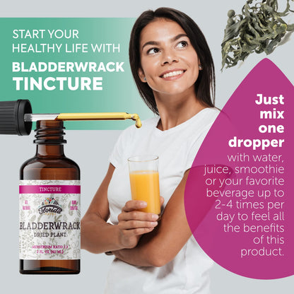 FLORIDA HERBS Bladderwrack Tincture - Organic, Non-GMO, 2 oz