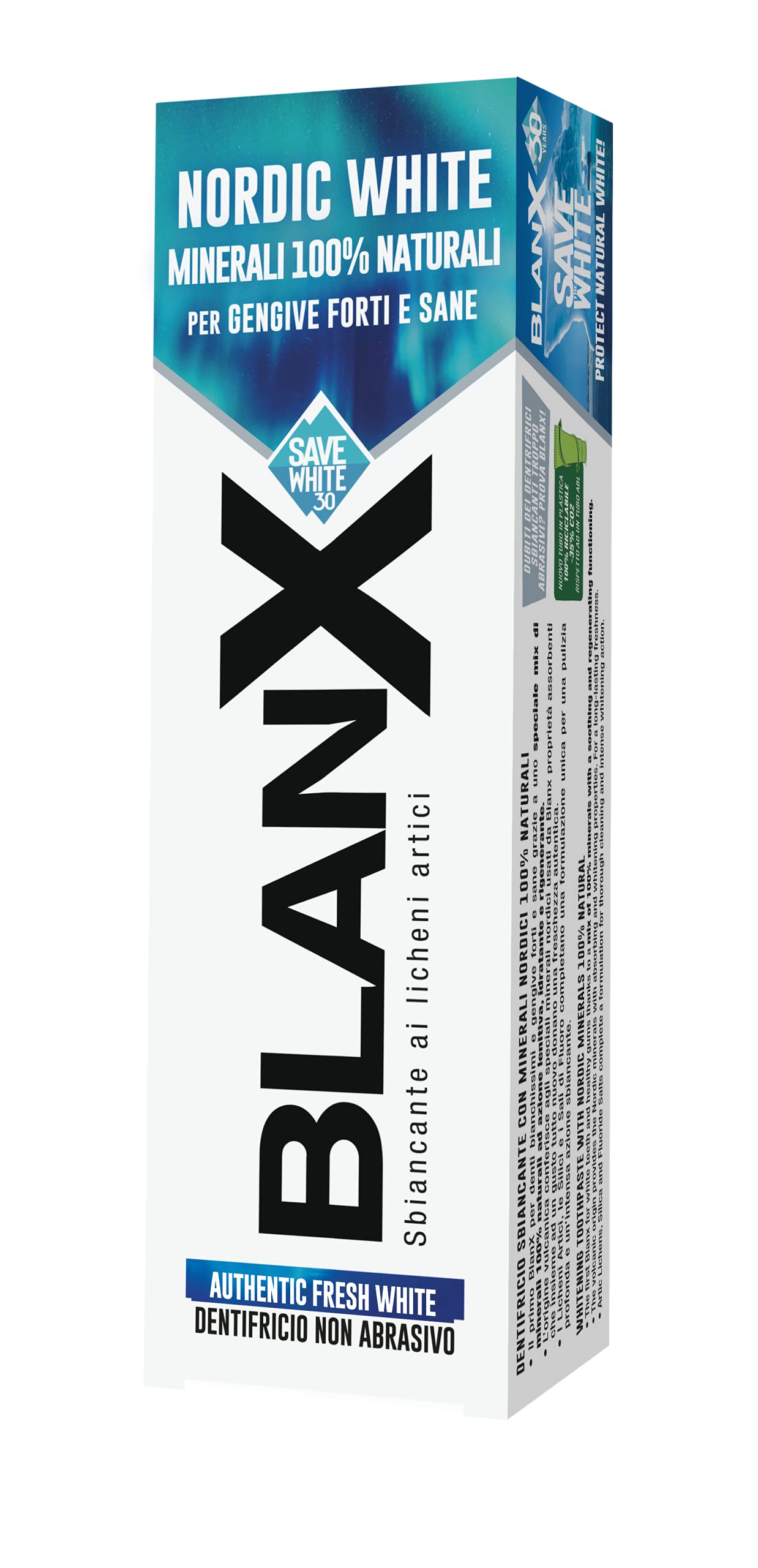 BlanX Nordic White Toothpaste 75ml - Non-Abrasive Whitening