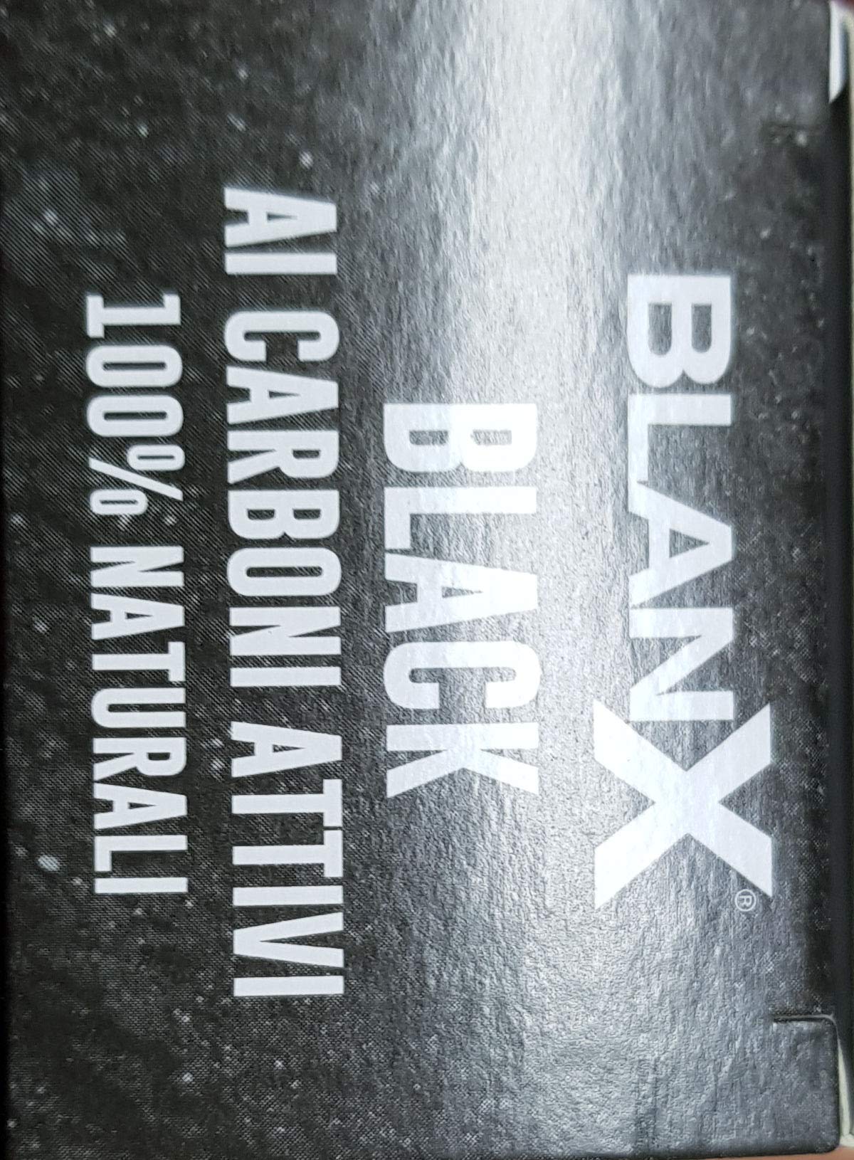 BlanX: "Black" Whitening Black Toothpaste - 2.54 Fluid Ounces (75ml) Tube (Pack of 2) [ Italian Import ]