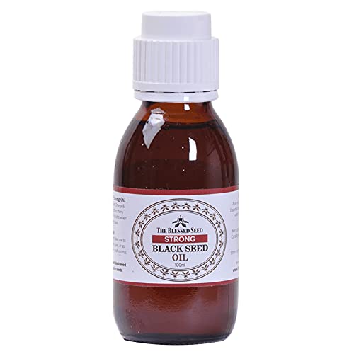 The Blessed Seed Strong Black Seed Oil – 100 ml | 100% Pure, Slow Cold-Pressed Antioxidant Health Supplement