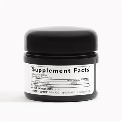 Blisque Shilajit Resin – Pure Himalayan Golden Grade A, Fulvic Acid & 85+ Minerals | 60 g
