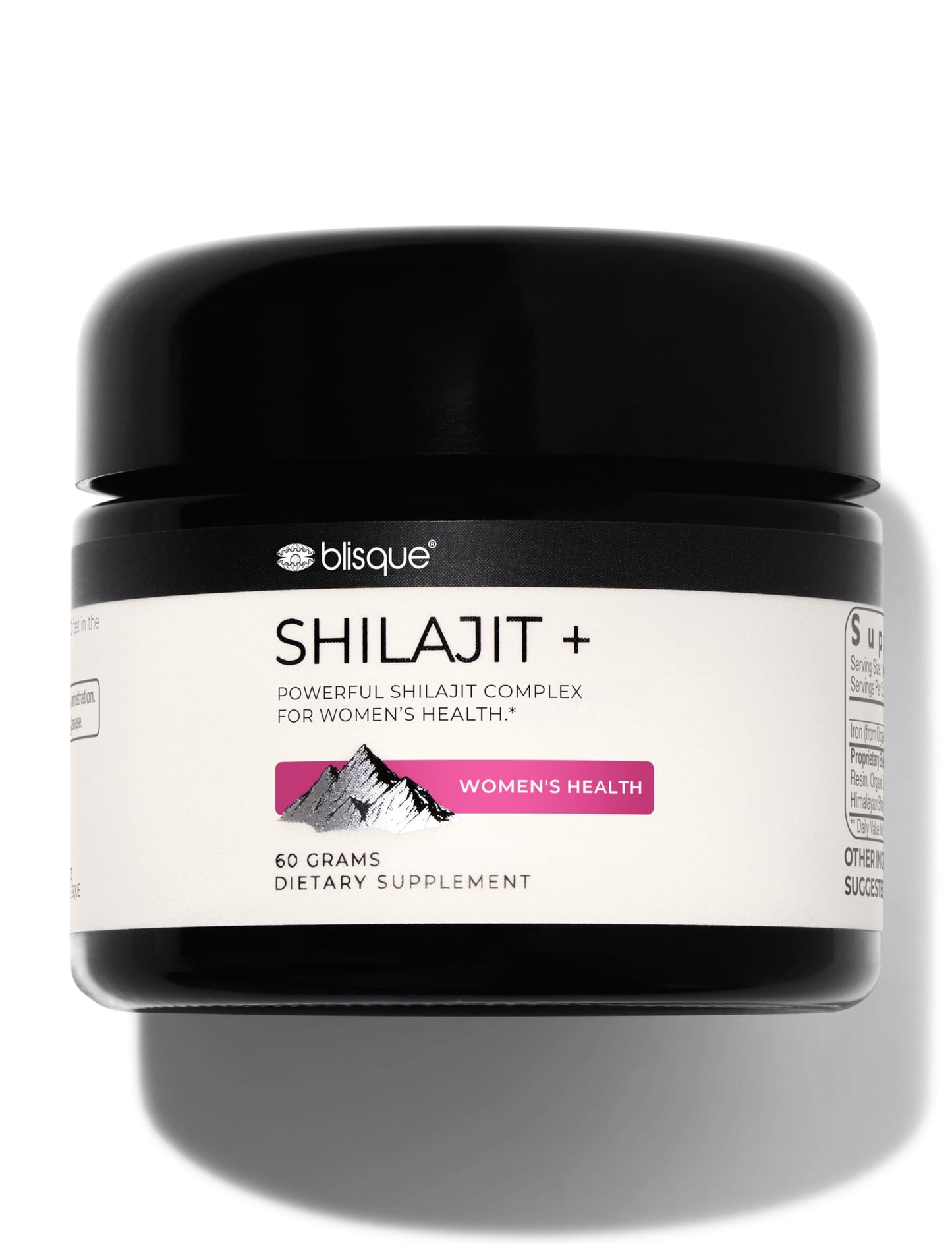 Blisque Shilajit Resin - Organic Himalayan Supplement for Women’s Health | 60g