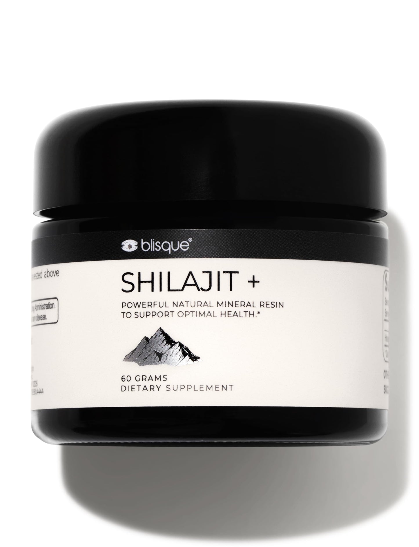 Blisque Shilajit Resin – Pure Himalayan Golden Grade A, Fulvic Acid & 85+ Minerals | 60 g