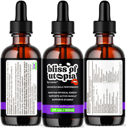 Bliss of Utopia Drops | Official Liquid Formula - Premium Energy Drops
