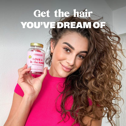 Bloom Robbins Hair Gummies - 5000 mcg Biotin, Vegan & Non-GMO, Hair Growth for Women (3-Pack)
