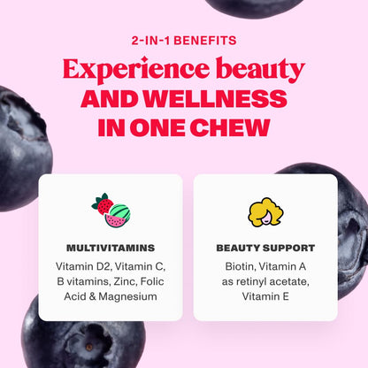 Bloom Robbins Hair Gummies - 5000 mcg Biotin, Vegan & Non-GMO, Hair Growth for Women (3-Pack)