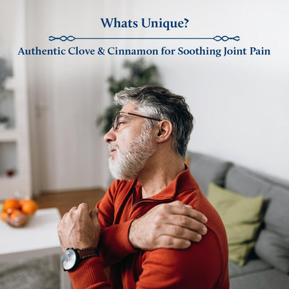 Blue Nectar Ayurvedic Pain Relief Oil – Back, Joint & Shoulder Pain with Cinnamon & Clove (3.38 Fl oz)