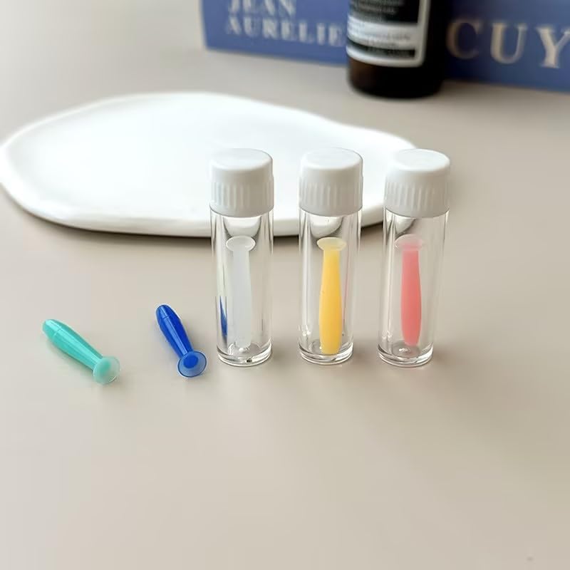Blue Soft Silicone Contact Lens Insertion Tool – Portable Care Accessory