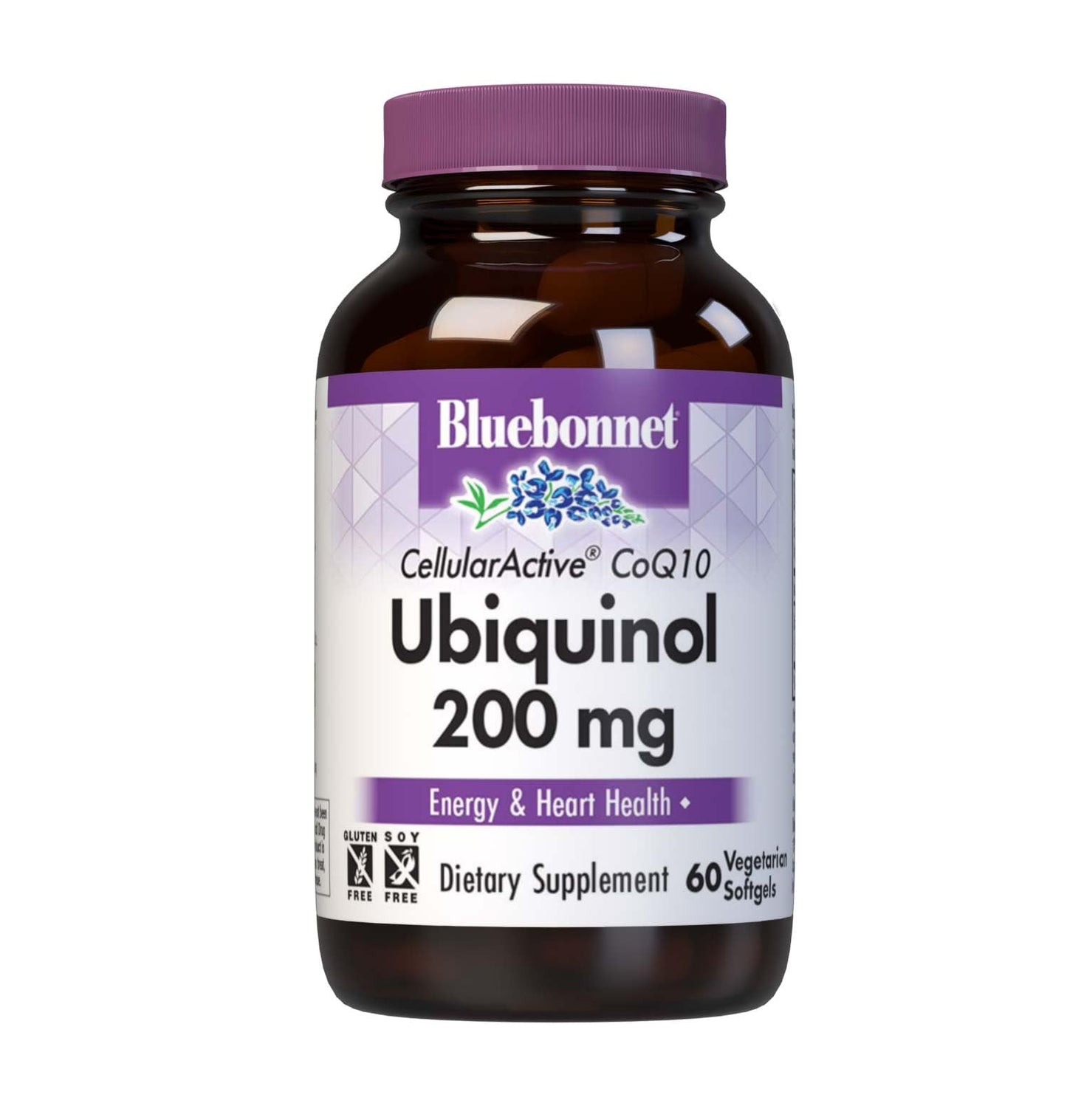 Bluebonnet Nutrition Active CoQ10 Ubiquinol 200 mg – Vegetarian Softgels, Non-GMO, Allergen-Free, 60 Servings