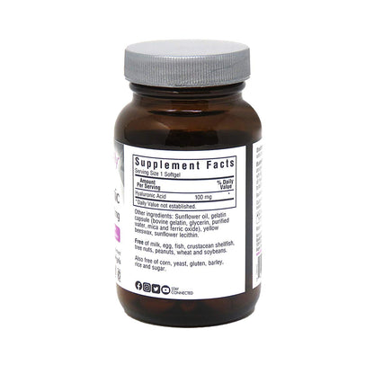 Bluebonnet Beautiful Ally Hyaluronic Acid 100 mg Softgels – 90 Servings, Non-GMO, Gluten-Free
