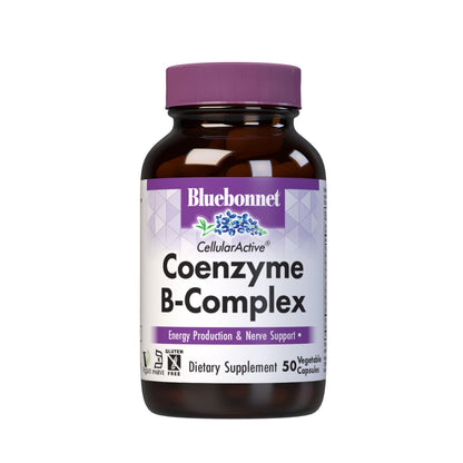 Bluebonnet CellularActive Coenzyme B-Complex - Energy & Nerve Support | Vegan, Gluten-Free