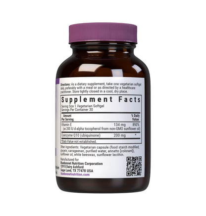 BlueBonnet CoQ-10 Vegetarian Softgels 200 mg – 60 Count | Energy & Heart Support