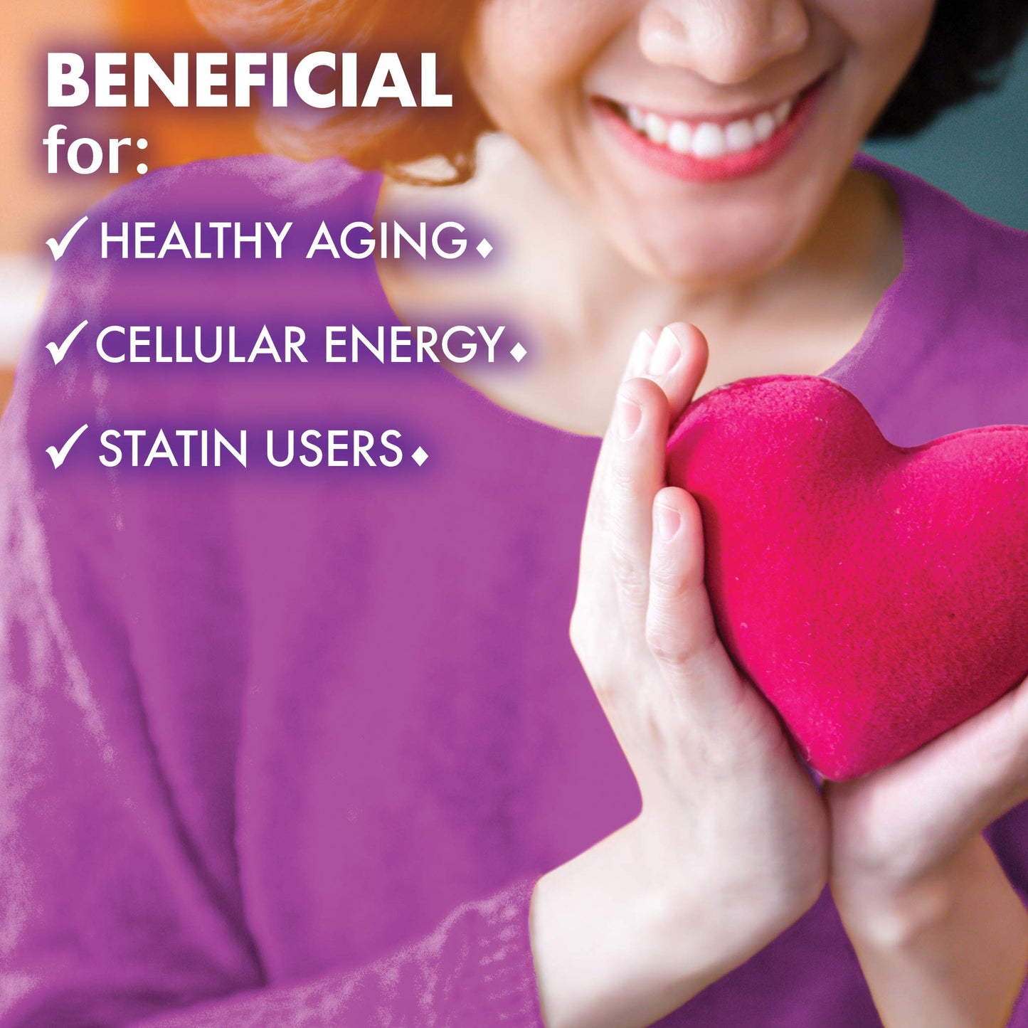 BlueBonnet CellularActive CoQ10 Ubiquinol Vegetarian Softgels 100 mg - Maroon Bottle, 60 Count