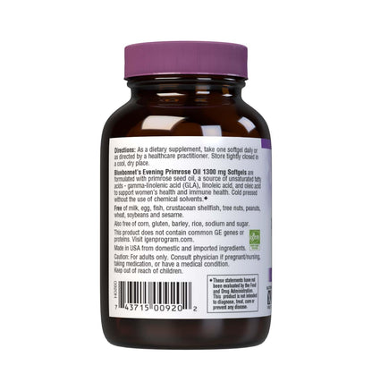 BlueBonnet Evening Primrose Oil Softgels 1300 mg - 30 Count | Non-GMO, Gluten-Free