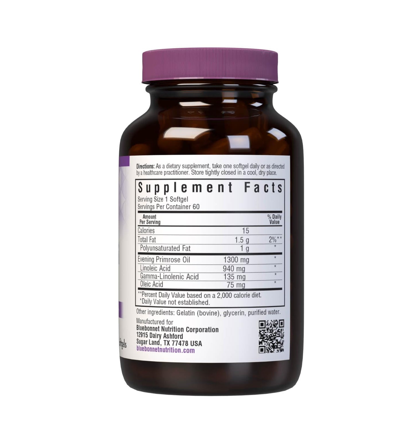 Bluebonnet Nutrition Evening Primrose Oil 1300 mg Softgels