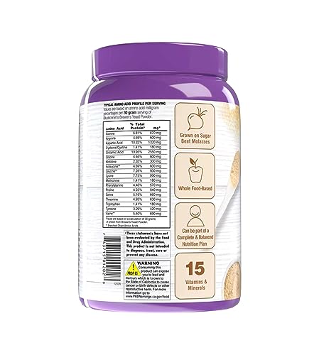 BlueBonnet Super Earth Brewer's Yeast Powder - Non-GMO, Gluten Free, Vegan, Kosher, 2 lb