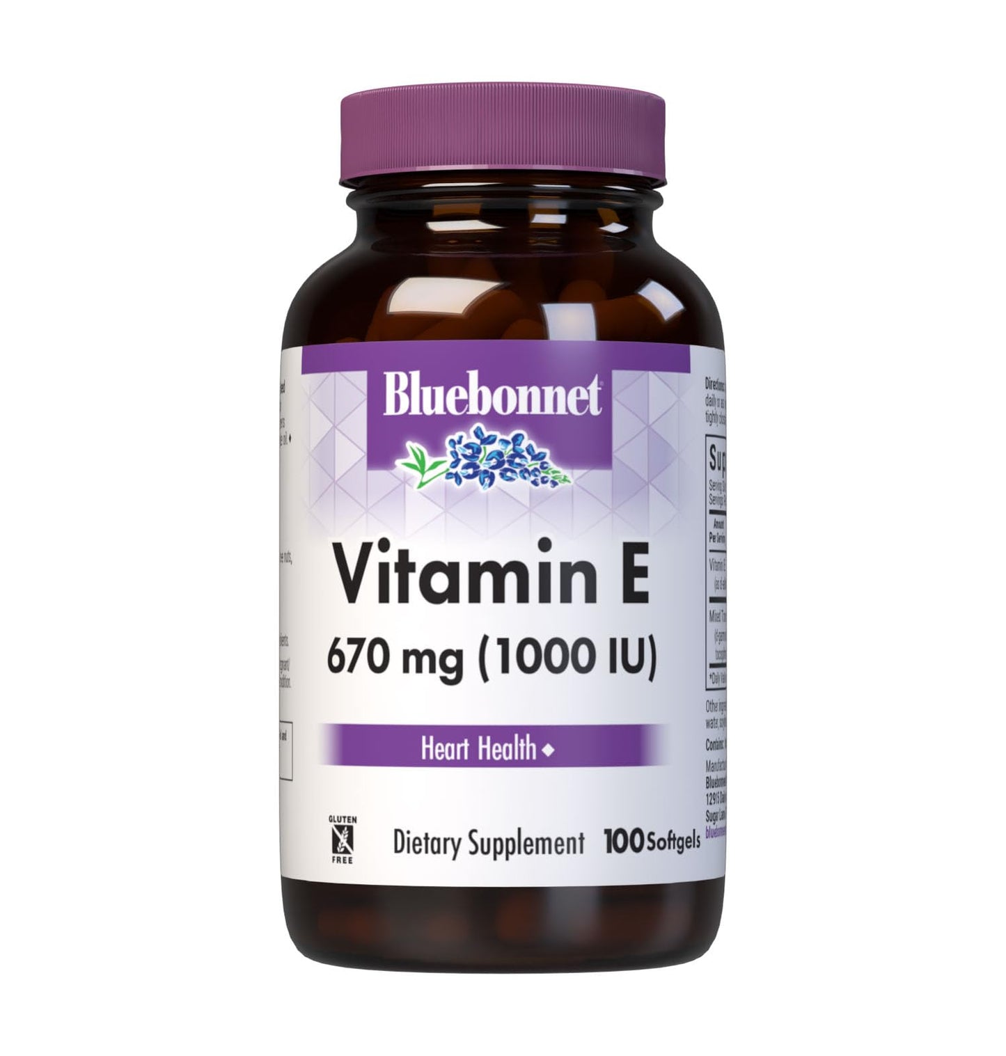 BlueBonnet Vitamin E 1000 IU Mixed Softgels - 100 Count